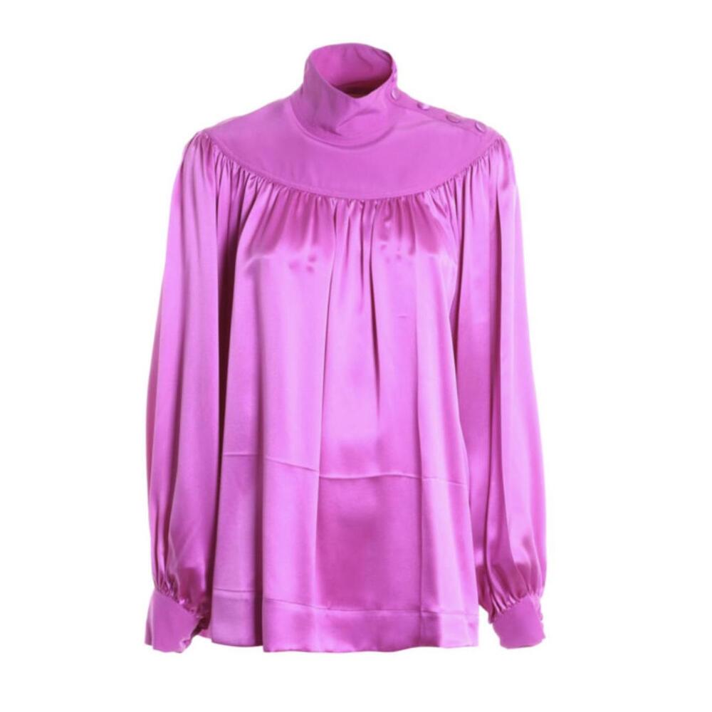 Céline Women's Silk Long Sleeve Blouse Vintage Phoebe Philon